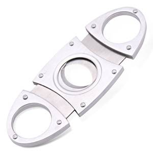 Stainless Steel V Shape Cigar Cutter Mini Portable Bar Style For Cigar Accessories - Product Image 1