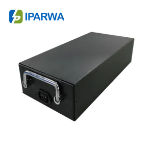 IPARWA-Batería de iones de litio lifepo4 para carrito de golf con BMS integrado, 48v, 40ah