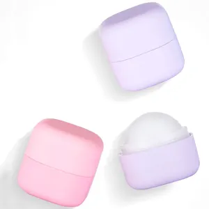 奢华独特设计柔软触摸空方形7g塑料润唇膏化妆品包装容器