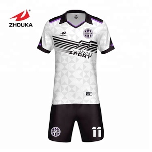2019 best quality and cheapest price fashion printing team name and player name football shirts for team or club - Product Image 5