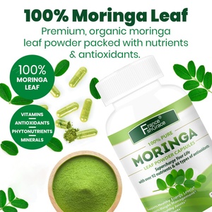 Extrait de Moringa, poudre de Moringa d'origine unique, soutien énergétique, métabolique et immunitaire à base de plantes pour hommes et femmes, capsules de Moringa - Product Image 3