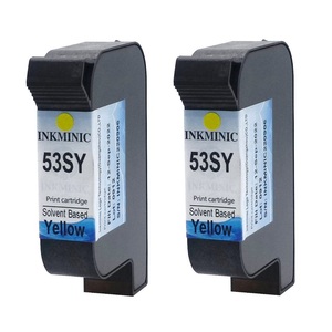 ตลับหมึกสีเหลืองที่มีตัวทำละลายใน53SY สำหรับเครื่องพิมพ์ sojet Elfin I Elfin IVS V2 Elfin II Thermal TIG - Product Image 3