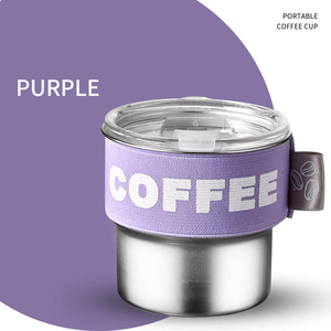 Wholesale High Quality Portable 304 Stainless Steel 400ml Vacuum Insulated Eco-Friendly Coffee Thermos <strong>Cups</strong> for Home Office Car - Product Image 2