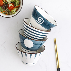 Tazón de Porcelana Fina Estilo Americano con Patas Altas para el Hogar y Restaurantes, Ideal para Arroz, Postres, Frutas, Ensaladas, Desayunos y Avena - Product Image 4