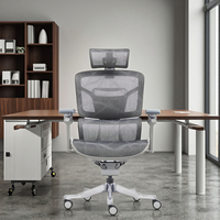 Chine Chaise de bureau de luxe moderne à dossier haut avec meilleur design ergonomique Chaise de bureau de luxe en maille pivotante Chaise de bureau pour directeur du personnel