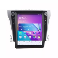 Radio de Coche Android Estilo Tesla de 12.1 Pulgadas con Reproductor de DVD y Multimedia para Toyota Camry 2012-2017, Carplay Inalámbrico, Navegación GPS