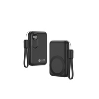 Powerbank Ultra Tipis Portabel 15w PD22.5W Pengisian Daya Magnetik Nirkabel Cepat dan Ramping 10000mah Pengisi Daya Power Bank Logo LED 10000 MAH