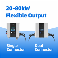 CE RoSH DC Chargeur rapide 60kW 30kW 20kW 40 kW 80kW CCS2 Chargeur CC Station de charge rapide pour voiture avec OCPP