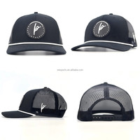 Gorras Trucker de 6 Paneles para Hombre, Directo de Fábrica, Richardson 112, con Parche de Goma PVC, Bordado con Logotipo Personalizado, Malla de Camuflaje en la Parte Trasera