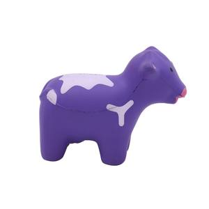 Mainan Remas pelepas stres sapi ungu, mainan penghilang stres bentuk sapi harga murah - Product Image 5