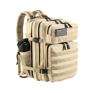 Mochila Táctica Deportiva de 45L para Exteriores, Unisex, para Crossfit, Gimnasio, Entrenamiento, Fitness, Impermeable, para Senderismo, con Diseño de Camuflaje Molle - Product Image 2