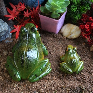 <span class=keywords><strong>2022</strong></span> décor de grenouilles de jardin en plein air, figurines de dessin animé miniature, décorations de jardin d'animaux en plein air, figurines de grenouilles vertes - Product Image 3