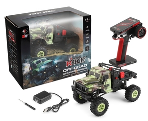 Wltoys 184021 1:18 Mini RC Car 2.4G With LED Lights 4WD Off-Road Electric Crawler Vehicle <b>Remote</b> <b>Control</b> Truck <b>Toy</b> - Product Image 1