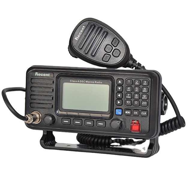 RS-510MG VHF Marine Transceiver Distress Call Forward DSC Records Query ATIS Function IPX7 Waterproof for Rescue