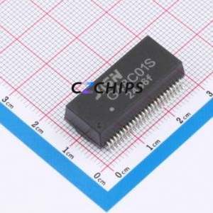 G48C01S LAN Transformer SMD-48P,27.8x12.2mm Inductor ( Turns Ratio: 1:1 )( Number of <b>Ports</b>: Dual <b>Port</b> Speed: 100/1000M ) - Product Image 1