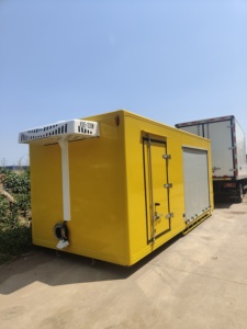 Pérou Chili FOTON <span class=keywords><strong>Concessionnaire</strong></span> ISUZU Fabricant de confiance Produire des pièces de boîte de camion frigorifique Cold Van Body Truck - Product Image 3