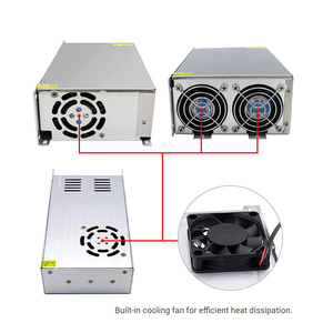 ספק כוח מיתוג 10-1500W עם שנאי CV, 5V 12V 24V 36V 48V 60V <span class=keywords><strong>72V</strong></span>, מעטפת אלומיניום, מתאם SMPS, 1-125A, 110V 220V AC-<span class=keywords><strong>DC</strong></span> - Product Image 4