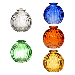 Vasi <span class=keywords><strong>in</strong></span> Vetro a Forma <span class=keywords><strong>di</strong></span> <span class=keywords><strong>Zucca</strong></span> Moderni e Piccoli, Trasparenti e Decorativi per <span class=keywords><strong>Fiori</strong></span> da Matrimonio, Vasi Personalizzabili per Casa - Product Image 1