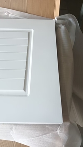 Porte intérieure en MDF/HDF plaqué, surface en PVC imperméable, design moderne, pour chambre et bureau, couleur personnalisable - Product Image 4