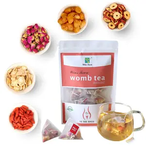 Etiqueta privada personalizada, bolsas de té de útero a base de hierbas, Yoni orgánico, desintoxicación, equilibrio hormonal, té de fertilidad femenina
