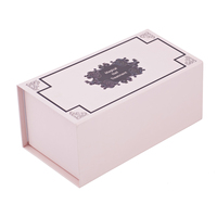 Boîte en papier magnétique en carton rigide de luxe personnalisé en gros avec poignée en ruban