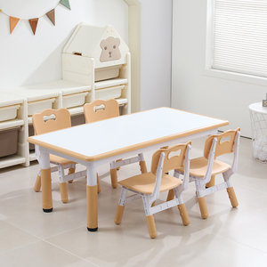 Set <span class=keywords><strong>Tavolo</strong></span> e Sedie per <span class=keywords><strong>Bambini</strong></span>, <span class=keywords><strong>Tavolo</strong></span> per <span class=keywords><strong>Bambini</strong></span> con 4 Sedie, <span class=keywords><strong>Tavolo</strong></span> <span class=keywords><strong>Attività</strong></span> Artistica per <span class=keywords><strong>Bambini</strong></span>, Scrivania in Plastica per <span class=keywords><strong>Bambini</strong></span> - Product Image 2