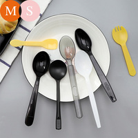Ensemble de fourchettes et couteaux de restaurant à emporter fourchettes PS/PP/PET en plastique jetables en vrac ou enveloppées