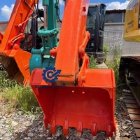 Excavatrice compacte sur chenilles Hitachi ZX70 d'occasion de qualité supérieure, excavatrice hydraulique d'origine pour des performances urbaines exceptionnelles