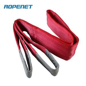 1-12トンウェブスリングフラットポリエステルスリング認証CE GSサプライヤーシース付きウェブスリング、ODM OEM工場 - Product Image 2