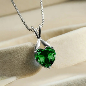Collar con colgante de corazón para mujer, joyería sencilla y moderna, regalo para uso diario - Product Image 1