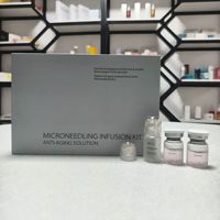 Sistem Mikro Infusi Anti-Penuaan OEM Serum Booster Perawatan Wajah Starter Kit Pencerah Wajah Ampul Sel Punca Perbaikan Kulit