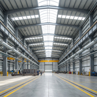 Entrepôt frigorifique durable à grande portée en structure métallique pour chambre froide industrielle et centre logistique agricole