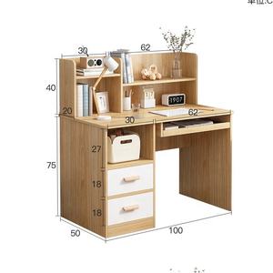 Table moderne de rangement d'angle en bois avec étagère à livres <span class=keywords><strong>bureau</strong></span> d'étude d'ordinateur pour la maison et le <span class=keywords><strong>bureau</strong></span> - Product Image 3