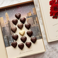 Boîtes de chocolats de luxe haut de gamme pour Noël, la Saint-Valentin, les célébrations - Emballage de boîtes de chocolats en carton premium