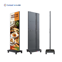 Écran LED COB pliable CANBEST CJ PRO C2 P1.2 P1.5 P1.8, écran numérique d'intérieur de 80 pouces, totem pour exposition muséale