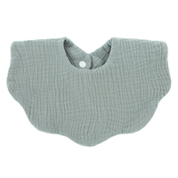 2023 enfants nouveau-né 4 couches doux et respirant bébé coton bavoir bouton fermeture motif Floral avec serviette à salive
