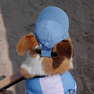 <span class=keywords><strong>Gorra</strong></span> <span class=keywords><strong>de</strong></span> Béisbol para Perros, Personalizable con Logotipo, Ajustable, Transpirable, <span class=keywords><strong>de</strong></span> Algodón, Protección Solar, con Orificios para las Orejas, para Verano - Product Image 5