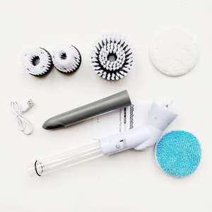 Brosse de nettoyage électrique Brosse de salle de bain Outil de nettoyage de cuisine Brosse de <span class=keywords><strong>baignoire</strong></span> à main USB Brosse électrique pour nettoyer l'évier - Product Image 6