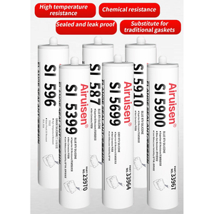 587/595/596/5699/207 Flat Sealant 598 Sealing Waterproof Oil Resistant High Temperature <strong>Silicone</strong> <strong>Rubber</strong> 300ml - Product Image 3