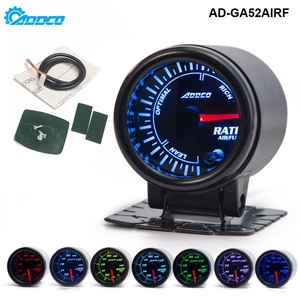 ADDCO VOITURE <span class=keywords><strong>AUTO</strong></span> 12V 52MM/2 "7 COULEURS UNIVERSEL VOITURE <span class=keywords><strong>AUTO</strong></span> AIR CARBURANT RAPPORT JAUGE MÈTRE LED AVEC SUPPORT <span class=keywords><strong>AD</strong></span>-GA52AIRF - Product Image 3
