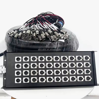 Câble audio multipaire XLR 40 canaux ABCCABLS, câble audio de scène à faible bruit avec boîtier de dérivation pour concerts en direct