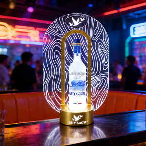 Custom LED Grey Goose Vodka Bottle Presenter, Luminous Wine Holder for Nightclub VIP <b>Service</b> - Product Image 1