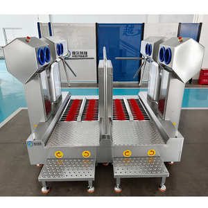 Machine de nettoyage de bottes électrique multifonctionnelle à double voie, laveuse industrielle de bottes pour l'abattage et la transformation de la viande, Nouveau - Product Image 3