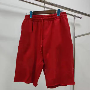 Shorts pour hommes à impression bouffante lourde pantalons Top qualité 100% coton Streetwear Denimes pantalons de survêtement Shorts larmes - Product Image 4