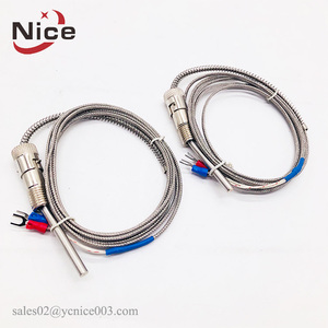 J Loại Đơn Giản Probe 3 Mm Vỏ Bọc Cặp Nhiệt Điện Cảm Biến Nhiệt Độ - Product Image 3
