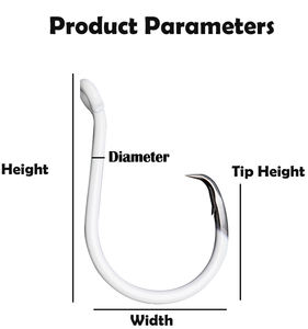 Kit de leurres de pêche <span class=keywords><strong>Gamakatsu</strong></span>, meilleures fournitures d'aquarium, hameçons de pêche, cercle lumineux - Product Image 2