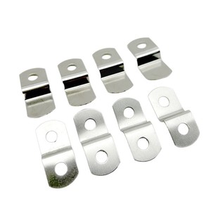 High And Low Buckle Z Type Corner Bracket Single Hole Double Hole Cabinet Door Furniture <b>Hardware</b> Connection Fixing Bracket - Product Image 2