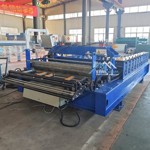 Rouleau de panneau mural en métal en acier galvanisé automatique direct d'usine formant la machine Type de tuile en acier coloré pour le Chili - Product Image 6