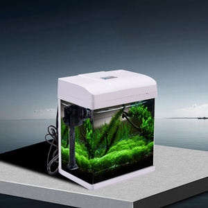 Freesea Mini Desktop Office <span class=keywords><strong>Aquarium</strong></span> Led Lamp Onderwater Gradiënt Droom <span class=keywords><strong>Aquarium</strong></span> Gemaakt Van Glas - Product Image 5