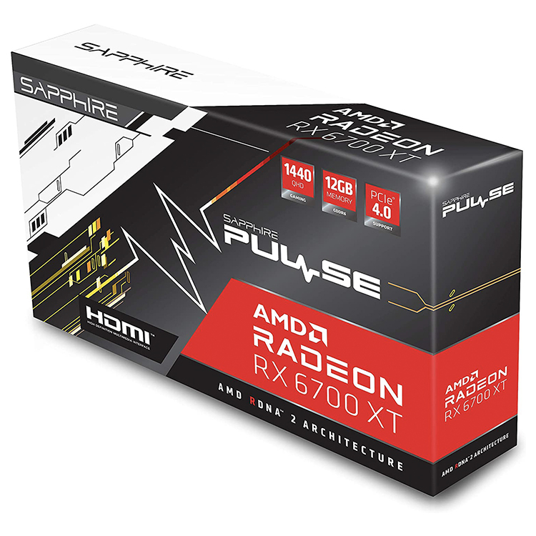 Sapphire PULSE AMD Radeon RX 6700 XT 12G Gaming Card Sapphire PULSE AMD Radeon RX 6700 XT 12G Gaming Card